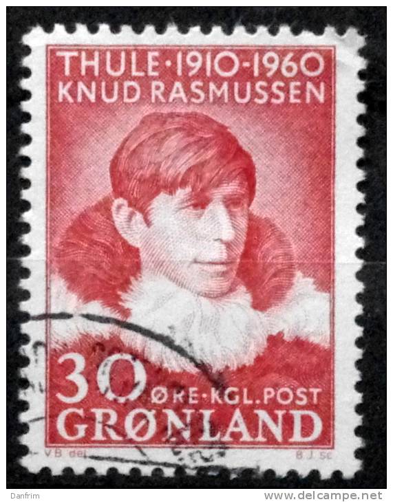 Greenland 1960 Knud Rasmussen MiNr.45  ( Lot L 928 ) - Oblitérés