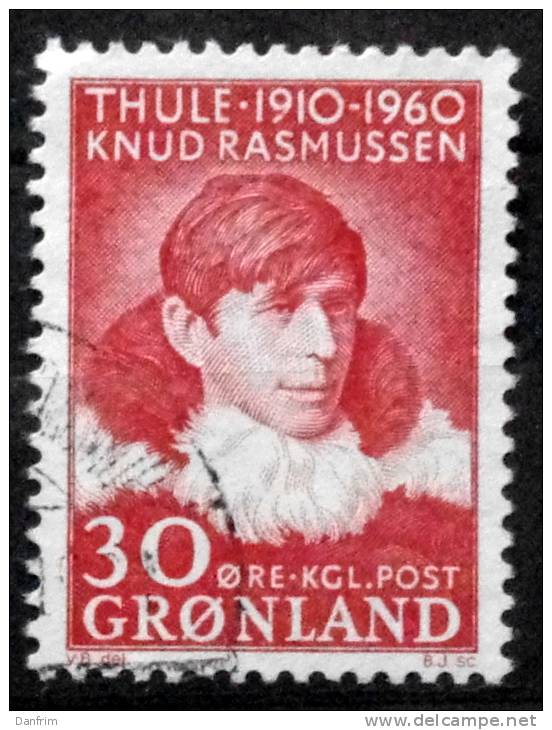 Greenland 1960  Knud Rasmussen  MiNr.45  ( Lot L 929 ) - Usati