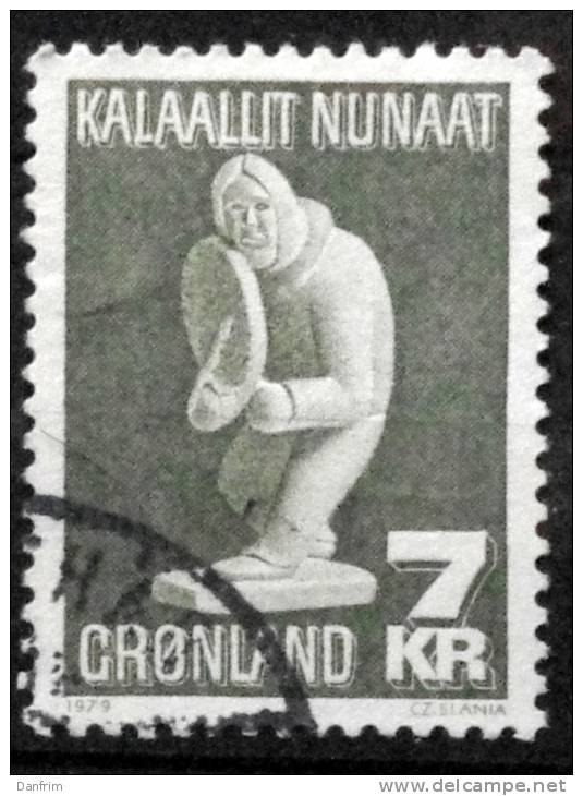 Greenland 1979.Cz.Slania. Soapstone Skulptur MiNr.117 ( Lot L 933 ) - Used Stamps