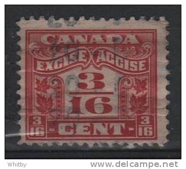 Canada 1915 3/16 Cent Excise Issue  #FX35 - Steuermarken