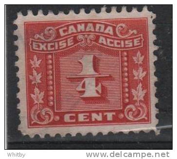 Canada 1934 1/4 Cent Excise Issue  #FX56 - Revenues