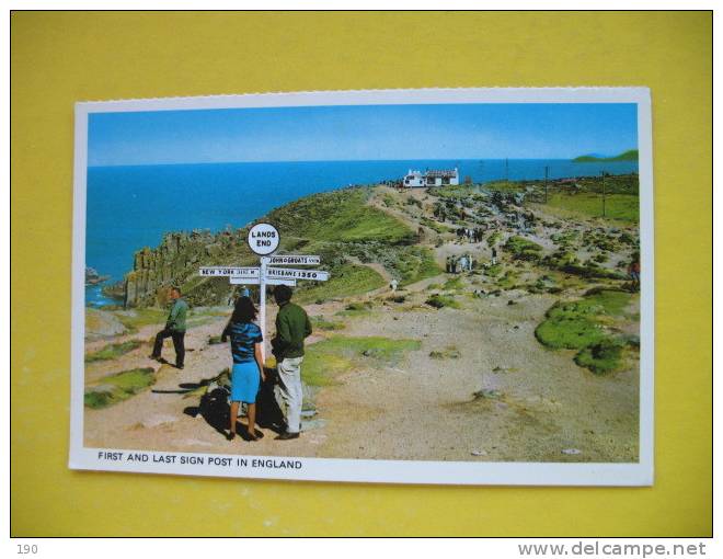 FIRST AND LAST SIGN POST IN ENGLAND - St.Ives