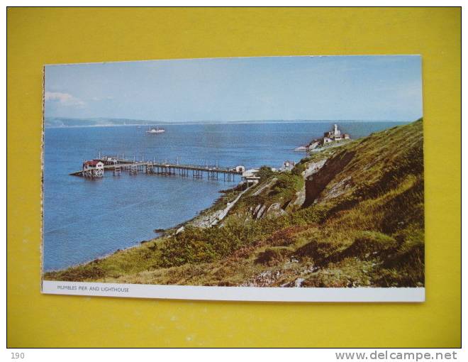 MUMBLES PIER AND LIGHTHOUSE - Glamorgan