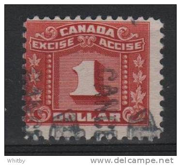 Canada 1934 $1 Excise Issue  #FX84 - Fiscale Zegels