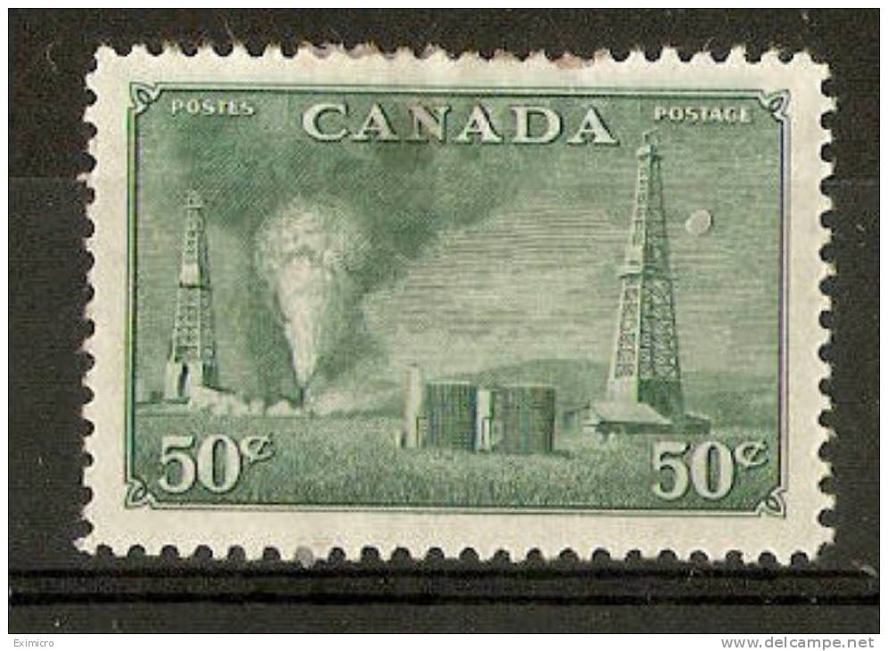 CANADA 1950 50c OIL WELLS SG 431 MOUNTED MINT Cat £7.50 - Neufs
