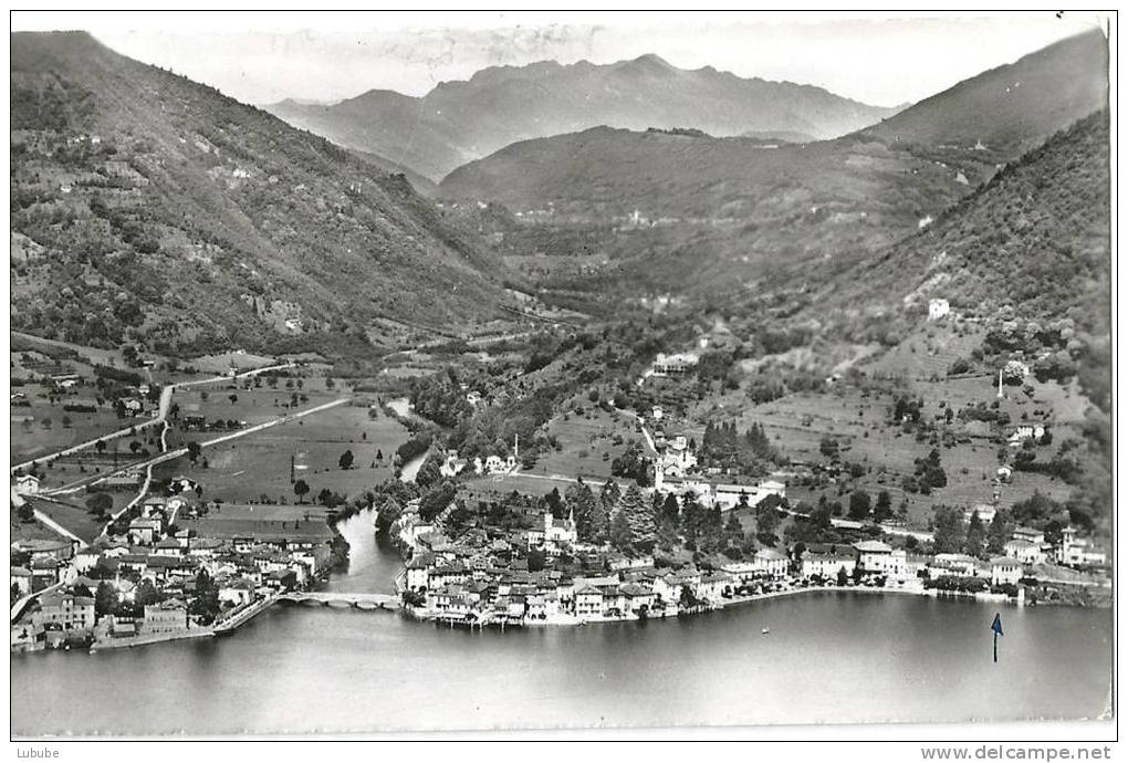 Ponte Tresa - Aerofoto           1956 - Tresa