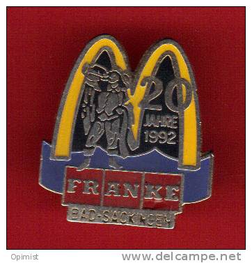 23541-pin's Mcdonald .jahre.franke.bad Sackingen.signé Rhygold - McDonald's