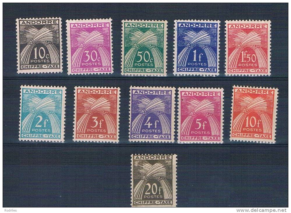 ANDORRA FRANCESA - Unused Stamps