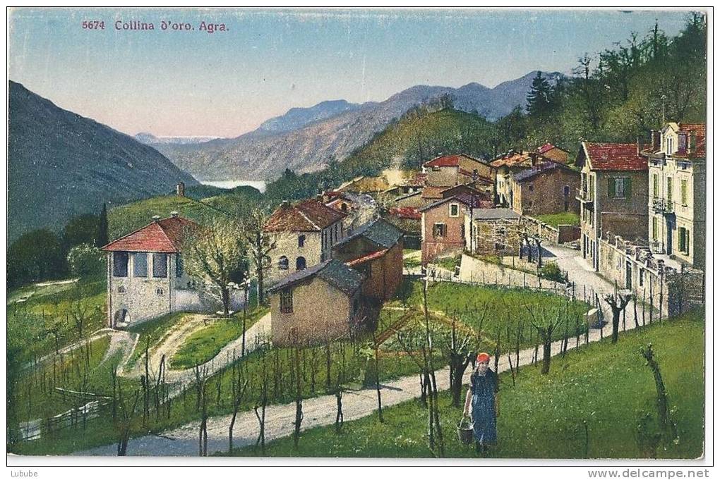 Agra - Collina D'oro            Ca. 1910 - Collina D'Oro