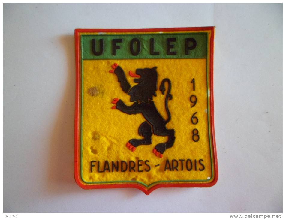 FLANDRES ARTOIS  1968 U F O L E P EN L ETAT  ECUSSON EN TISSU - Other & Unclassified