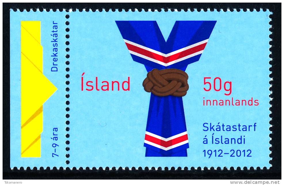 ICELAND/Island 2012 - Scouting In Iceland 100th Anniversary** - Unused Stamps