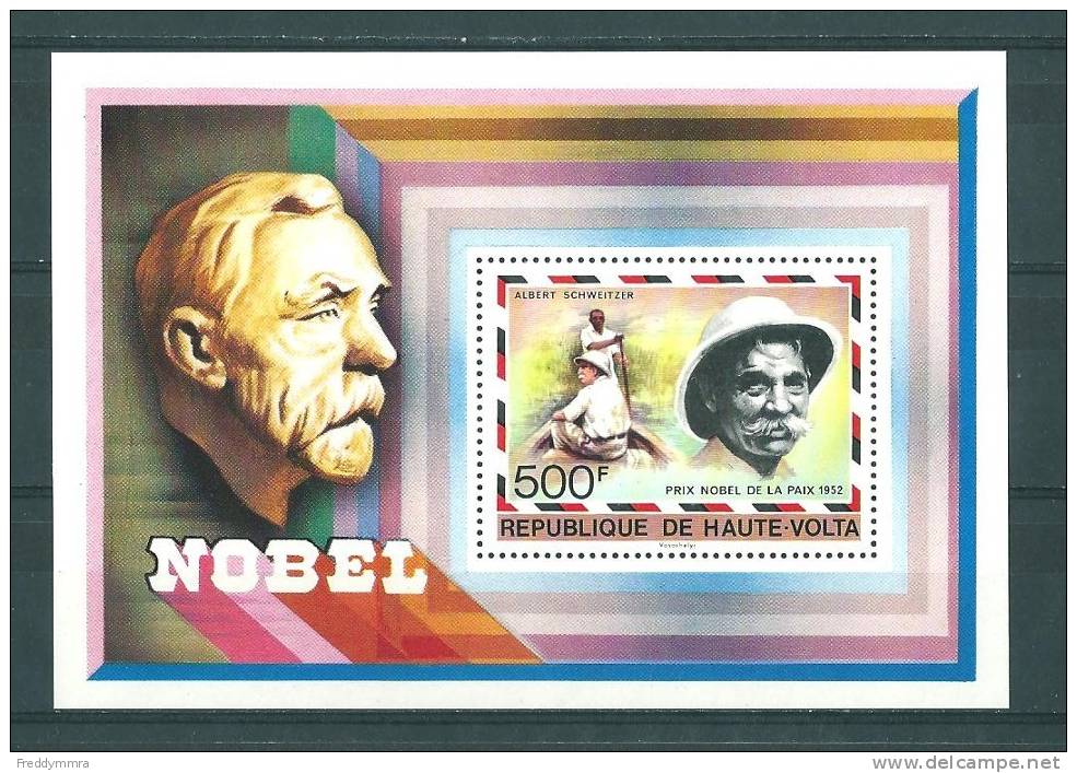 Haute-Volta:  BF 8 **  Prix Nobel - Albert Schweitzer