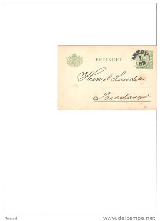 Tarjeta Postal Suecia - Postal Stationery