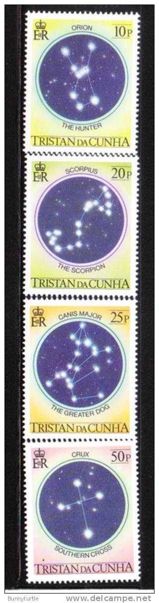 Tristan Da Cunha 1984 Constellations Orion Scorpius Crux MNH - Tristan Da Cunha