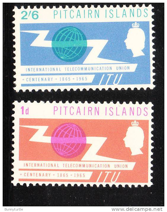 Pitcairn Islands 1965 ITU Issue Coronation Omnibus MLH - Pitcairn Islands