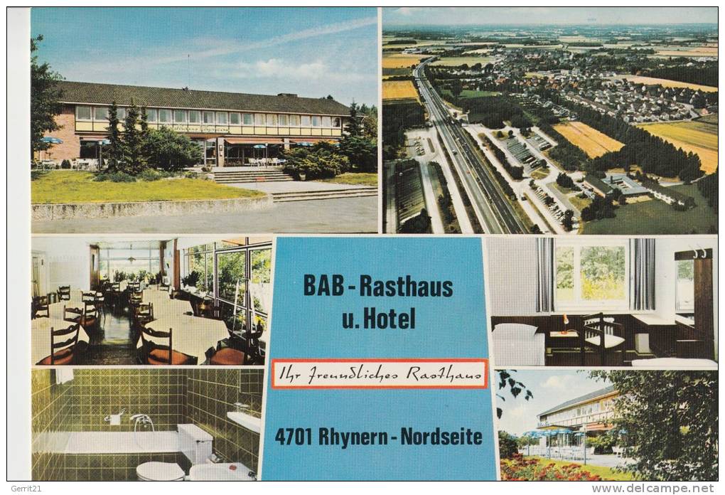 4700 HAMM - RHYNERN - Nordseite, BAB - Autobahn - Rasthaus & Hotel - Hamm