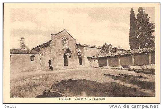 ITALIE  FIESOLE  Chiesa Di S Francesco - Firenze (Florence)