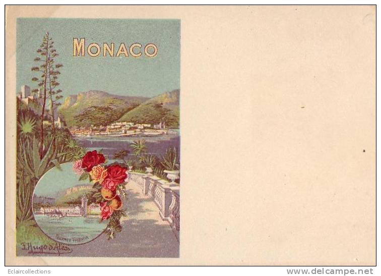 Mont-Carlo  Monaco...Illustrateur  H.D'Alési - Monte-Carlo