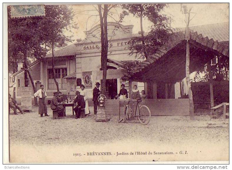 Limeilles Brévannes     Jardin De L' Hotel Du Sanatorium  ( Machine A Gonfler Les Pneus De Vélos) - Limeil Brevannes