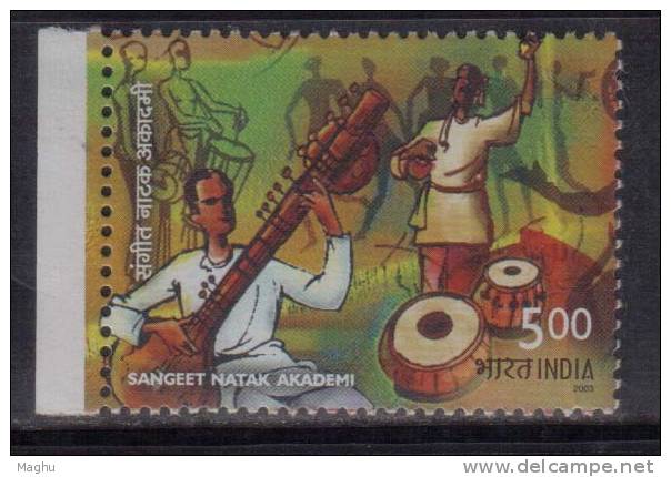 India MNH 2003, Golden Jubilee Of Sangeet Natak Akademy, Music, - Ungebraucht