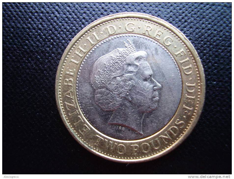 Great Britain 2007 TWO POUNDS Commemorating ABOLITION Of SLAVE TRADE ACT Used In GOOD CONDITION. - 2 Pond