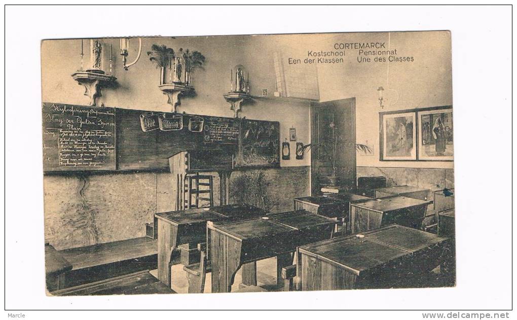 Cortemarck Kostschool Een Der Klassen - Pensionnat  Kortemark 1925 - Kortemark