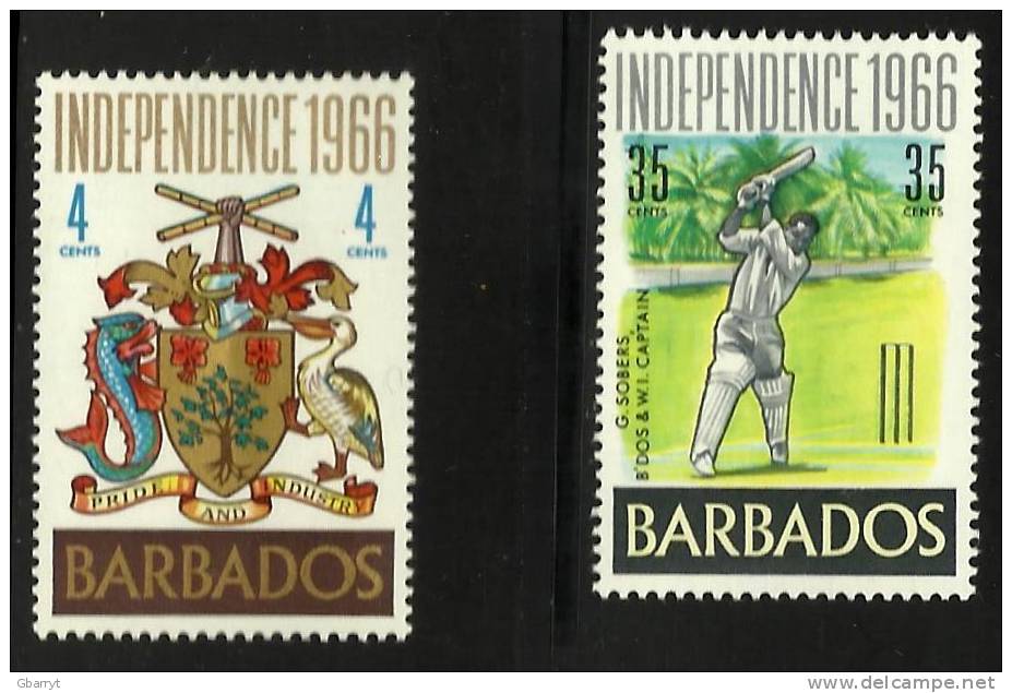 Barbados Scott #  290 - 293 MNH VF  Complete Independance.....................S23 - Barbades (1966-...)