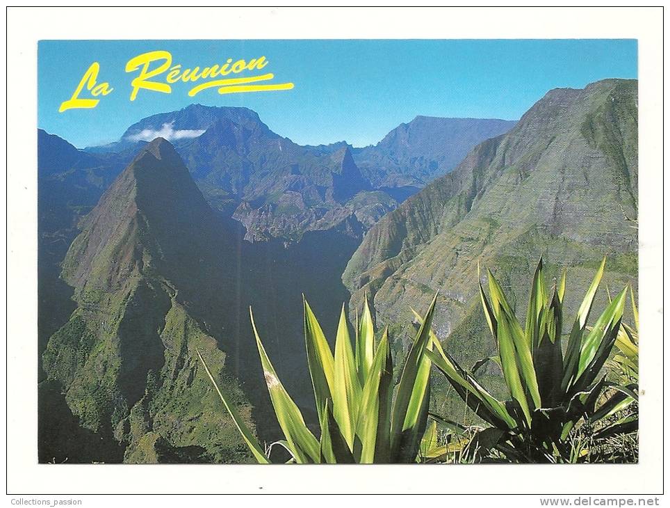 Cp, Ile De La Réunion, Cirque De Mafate, Vue De Cap Noir, écrite - Autres & Non Classés