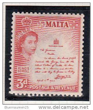 1956 - Queen Elizabeth II - Malta (...-1964)