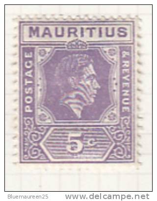 1938 - King George VI - Mauritius (...-1967)