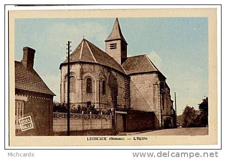 CPA 80 LUCHEUX - L Eglise - Lucheux