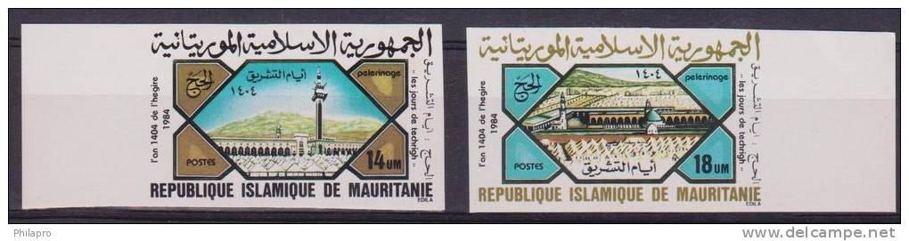 MAURITANIE  NON DENT/IMP  ISLAM  YVERT N°549/50** Mnh  Réf 1286 - Islam