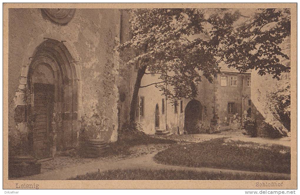 Leisnig, Schlosshof, Um 1920 - Leisnig