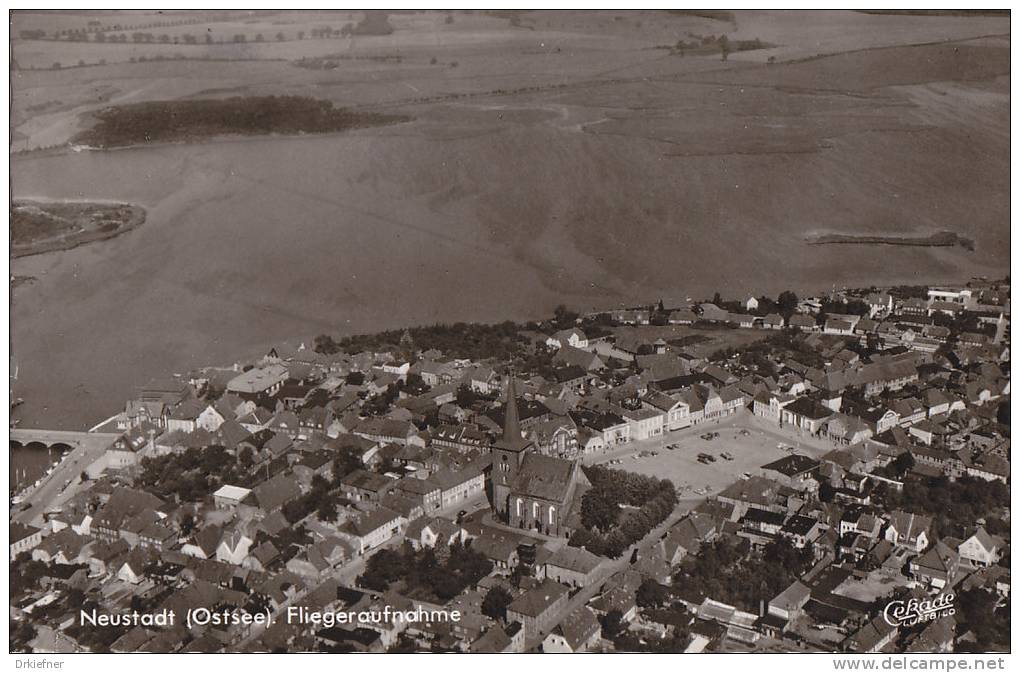 Neustadt, Holstein, Luftbild, Um 1964 - Neustadt (Holstein)