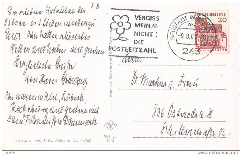 Neustadt, Holstein, Luftbild, Um 1964 - Neustadt (Holstein)