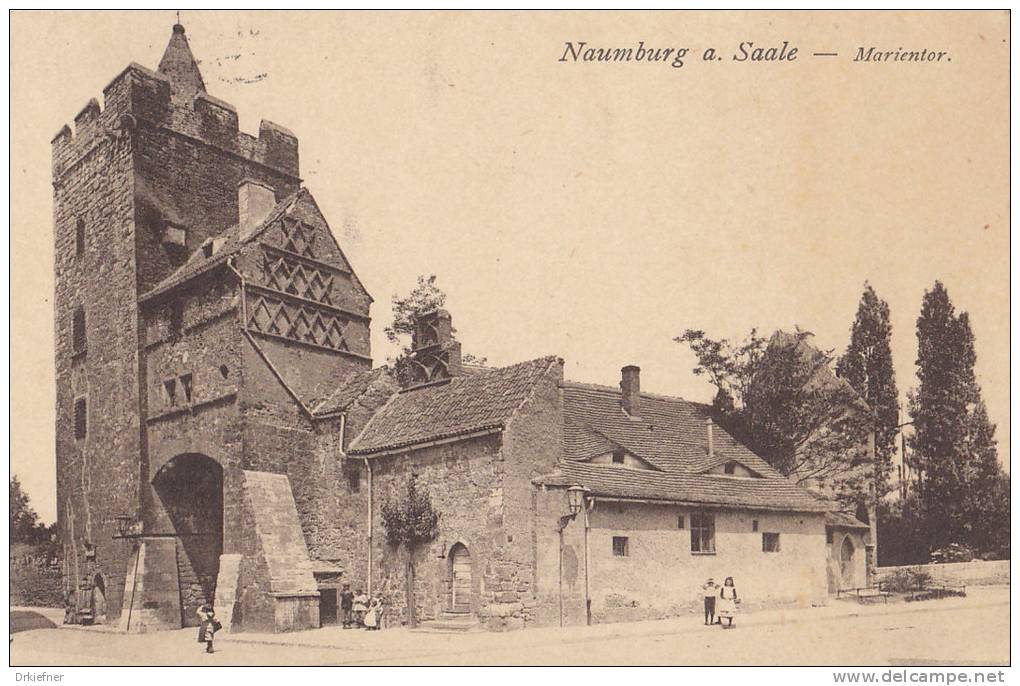 Nauburg, Saale, Marientor, Um 1928 - Naumburg (Saale)