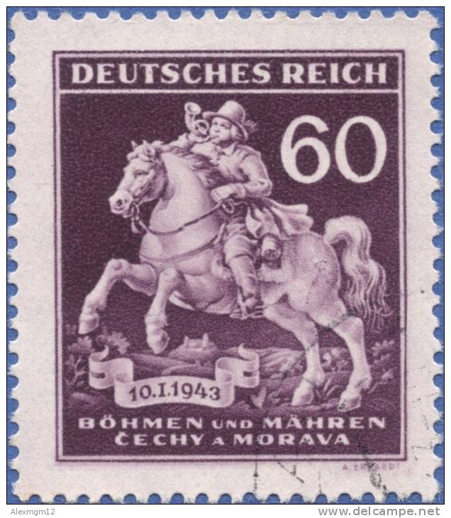 Bohemia & Moravia, 60 H. 1943, Sc #84, Used - Used Stamps