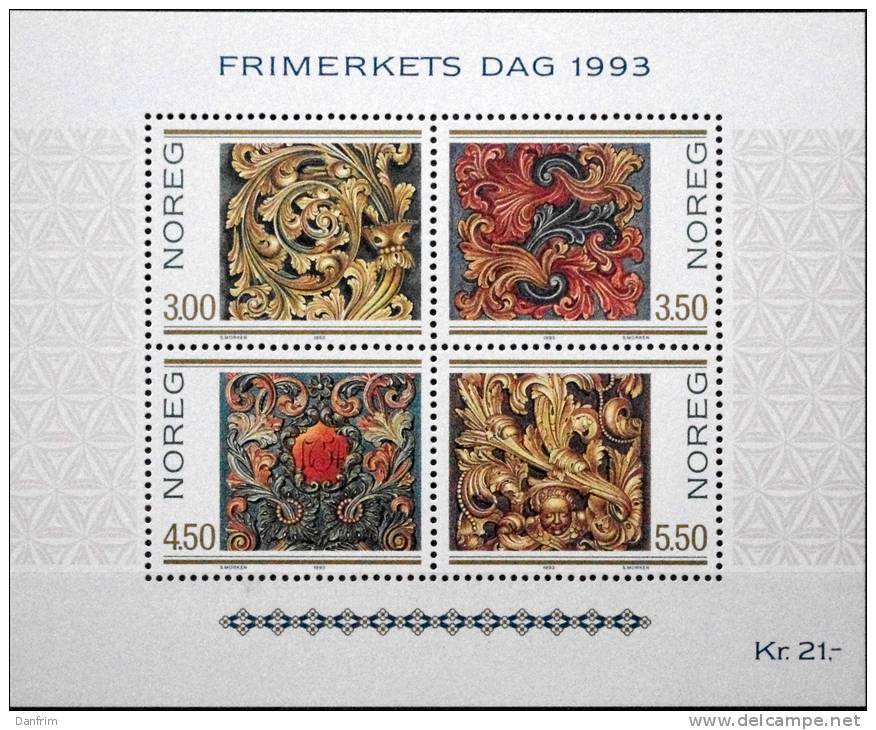 Norway 1993    MiNr. 1135-1139   BLOCK 20  MNH (**)  ( Lot 1250 ) - Neufs