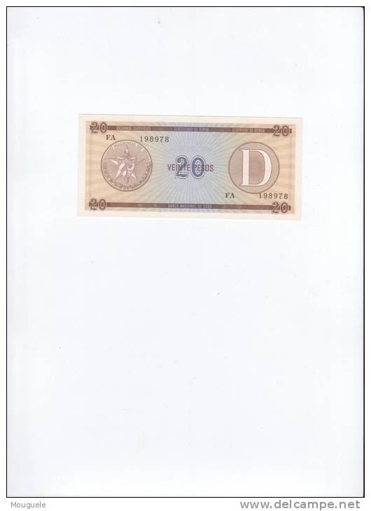 Billet De Cuba Pick Fx31 Unc - Cuba