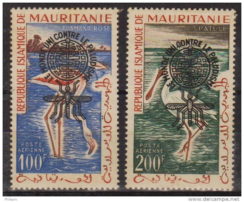 MAURITANIE   PALUDISME  Yvert  N°20A/B  Réf 1298   Cote 46euro - OMS