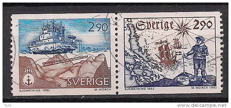 Schweden  (1993)  Mi.Nr.  1797 + 1798 , W671 Gest. / Used  (aa122) - Usados