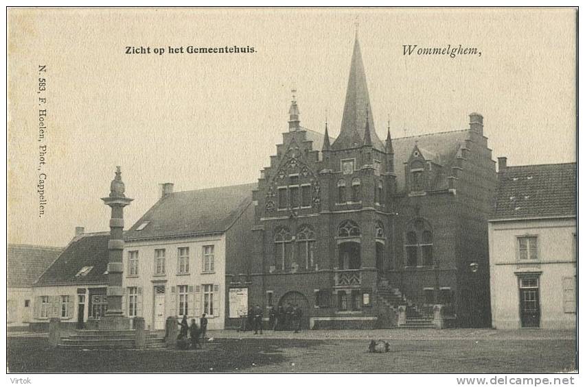 Wommelgem    (  HOELEN  583  )   Zicht Op Het Gemeentehuis - Wommelgem