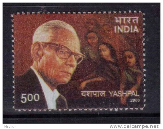 India MNH 2003, Yashpal, Writer, Campaign For Womens Rights, Culture, - Ungebraucht