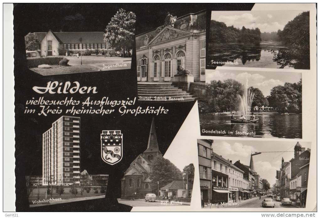 4010 HILDEN, Mehrbild-AK - Hilden