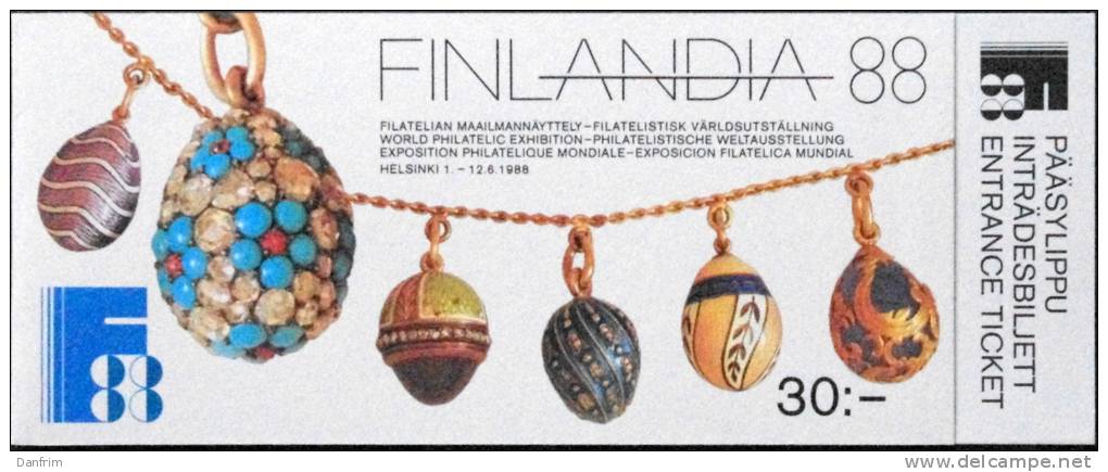 Finland 1988    MiNr .1050 MH 21     ( Lot  1293  ) MNH (**) - Cuadernillos