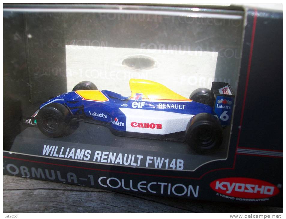 KIOSHO - WILLIAMS   RENAULT FW14B  Avec Sa Boite Scala 1/43 - Kyosho