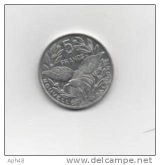 Pièce De 5 Francs Nouvelle Calédonie 1989 - Nieuw-Caledonië
