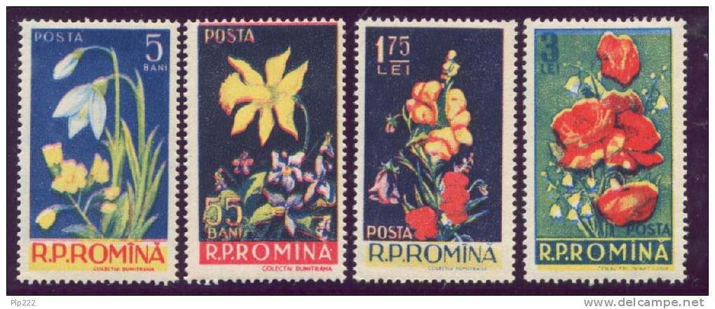 Romania 1956 Y.T. 1469/72 **/MNH VF - Unused Stamps