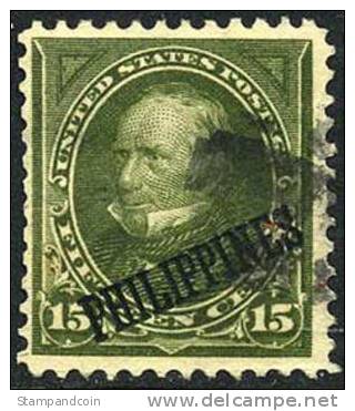 US Philippines #218 Used 15c Overprint From 1899 - Philippines