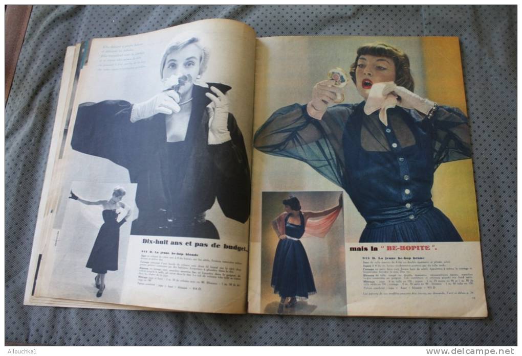 24 Octobre 1949: ELLE Revue Féminine:modèles Science Moderne Mode Travaux, Couture,patron,artiste Cinéma - 1900 - 1949